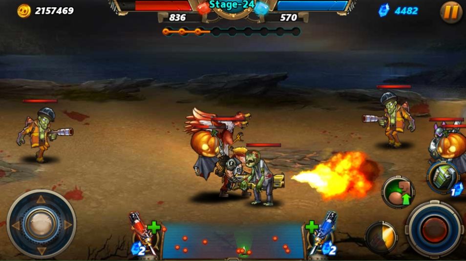 击败僵尸英雄生存游戏官方版 V5截图1