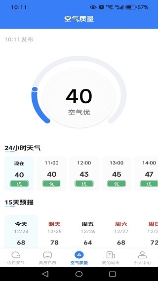 超准晴雨天气