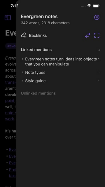 Obsidian(黑曜石笔记)安卓版