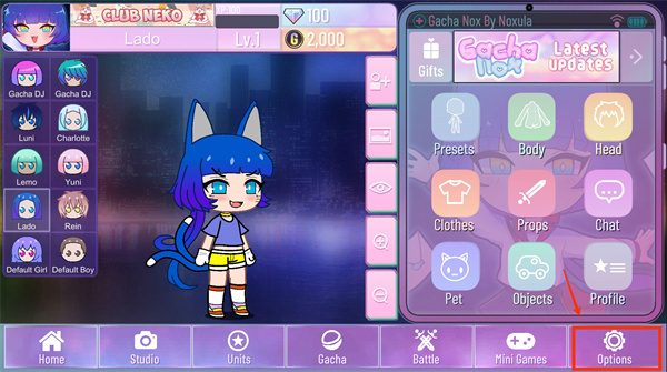 Gacha Nox游戏如何设置中文3