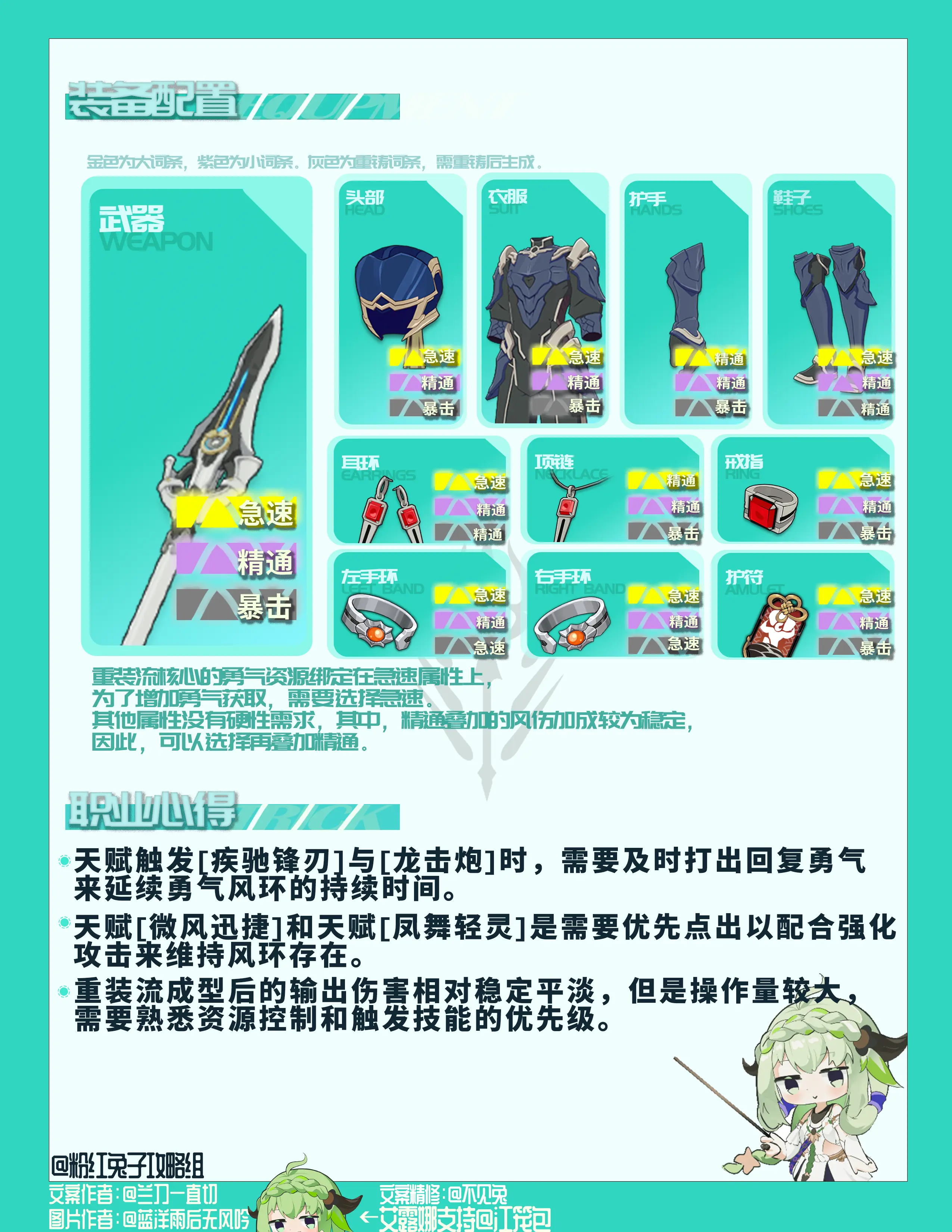 青岚骑士重装流搭配推荐2