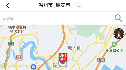 掌上优衣库app怎么选择门店2