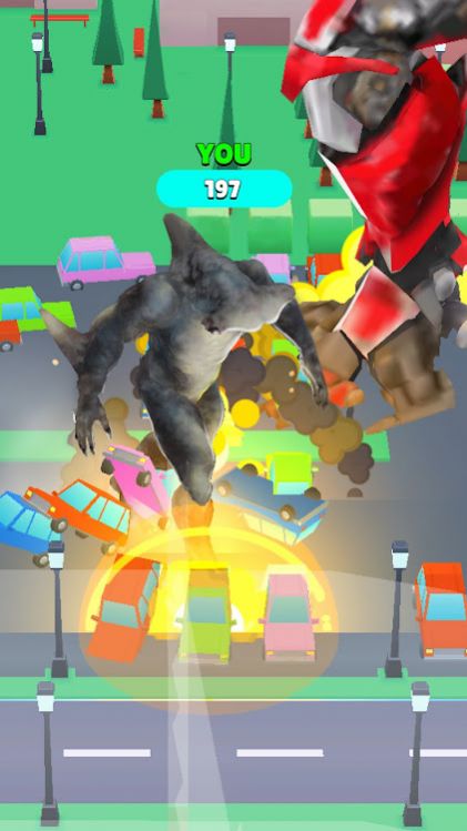 疯狂的怪兽3d游戏官方版(Crazy Kaiju 3D) V1.0.3截图1