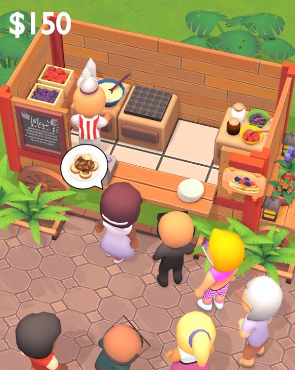 闲置迷你煎饼游戏安卓版 V1.0截图1