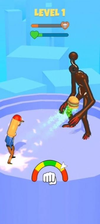 长脑袋吃汉堡跑酷游戏官方版 V0.0.1截图1