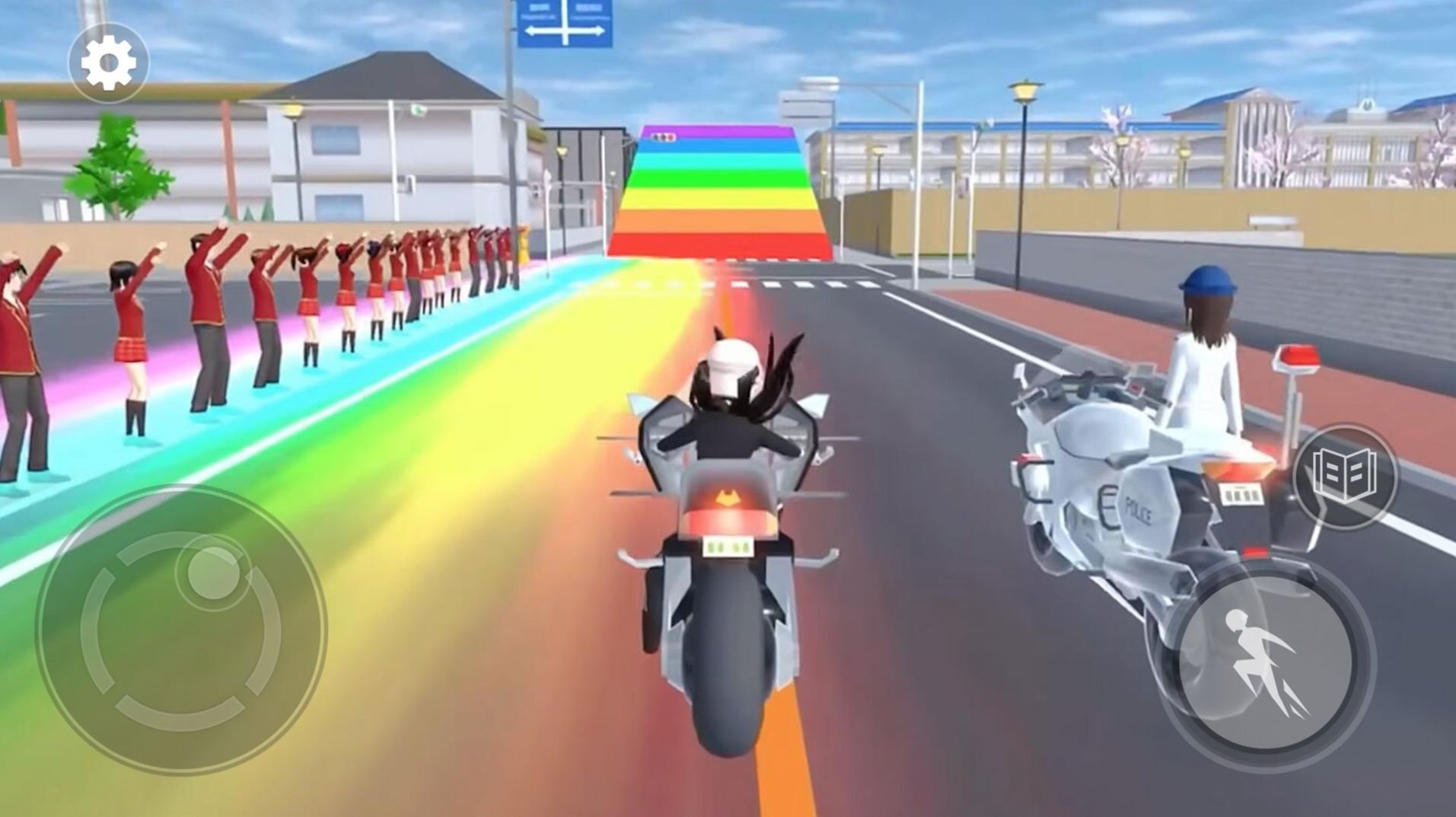 樱花女生向前冲游戏官方版 V1.0截图1