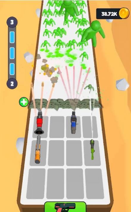 枪合战丧尸游戏官方版(Gun Merge) V1.0.3截图2