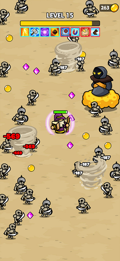 肉鸽与割草小游戏官方版 V1.01截图2