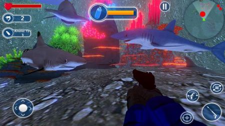 水下鲨鱼模拟器安卓汉化版最新版 V1截图1