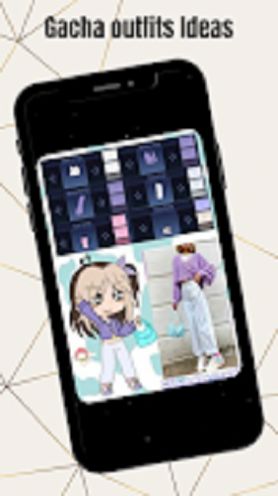 Gacha outfits Ideas游戏中文手机版 V1截图1