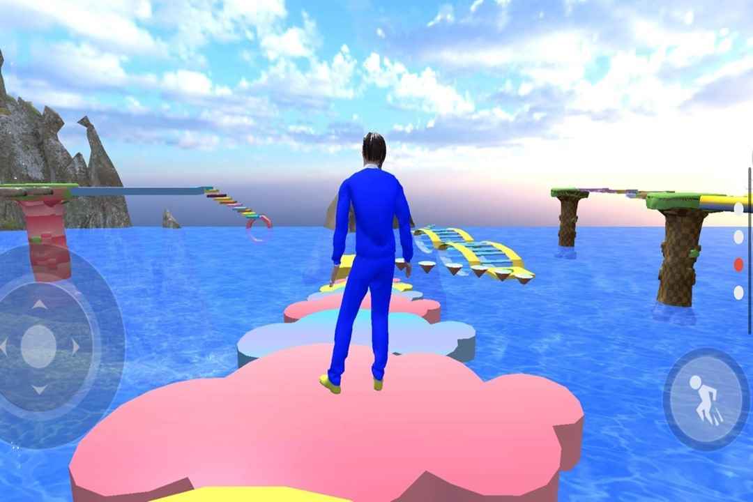 蓝色妖姬冲冲冲小游戏官方版 V1.0截图2