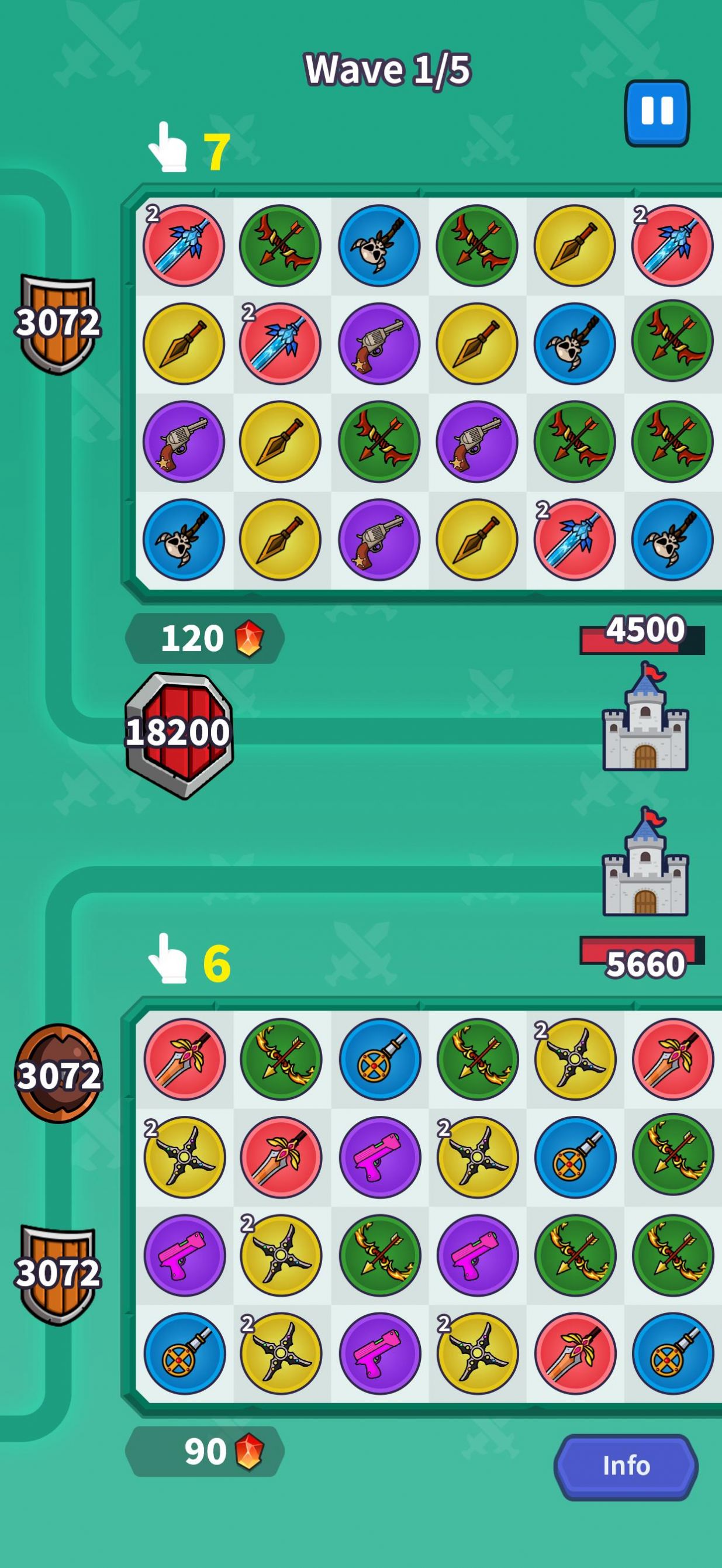 匹配战争拼图与防御游戏官方版 V1.2.3截图1