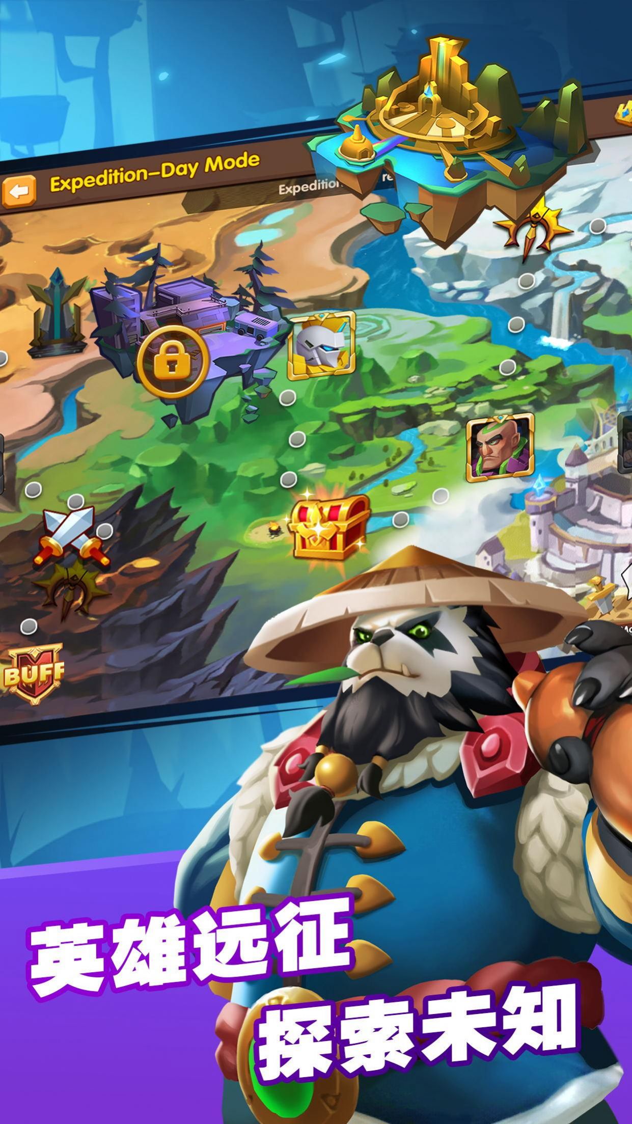 超级英雄战争史诗级放置手游官方版 V1.0.0截图2