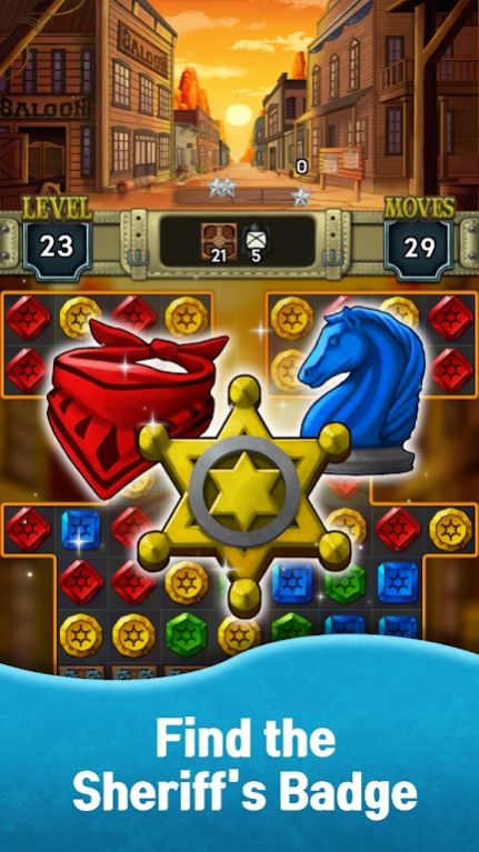 珠宝之舞狂野西部游戏安卓版 V1.0.2截图1