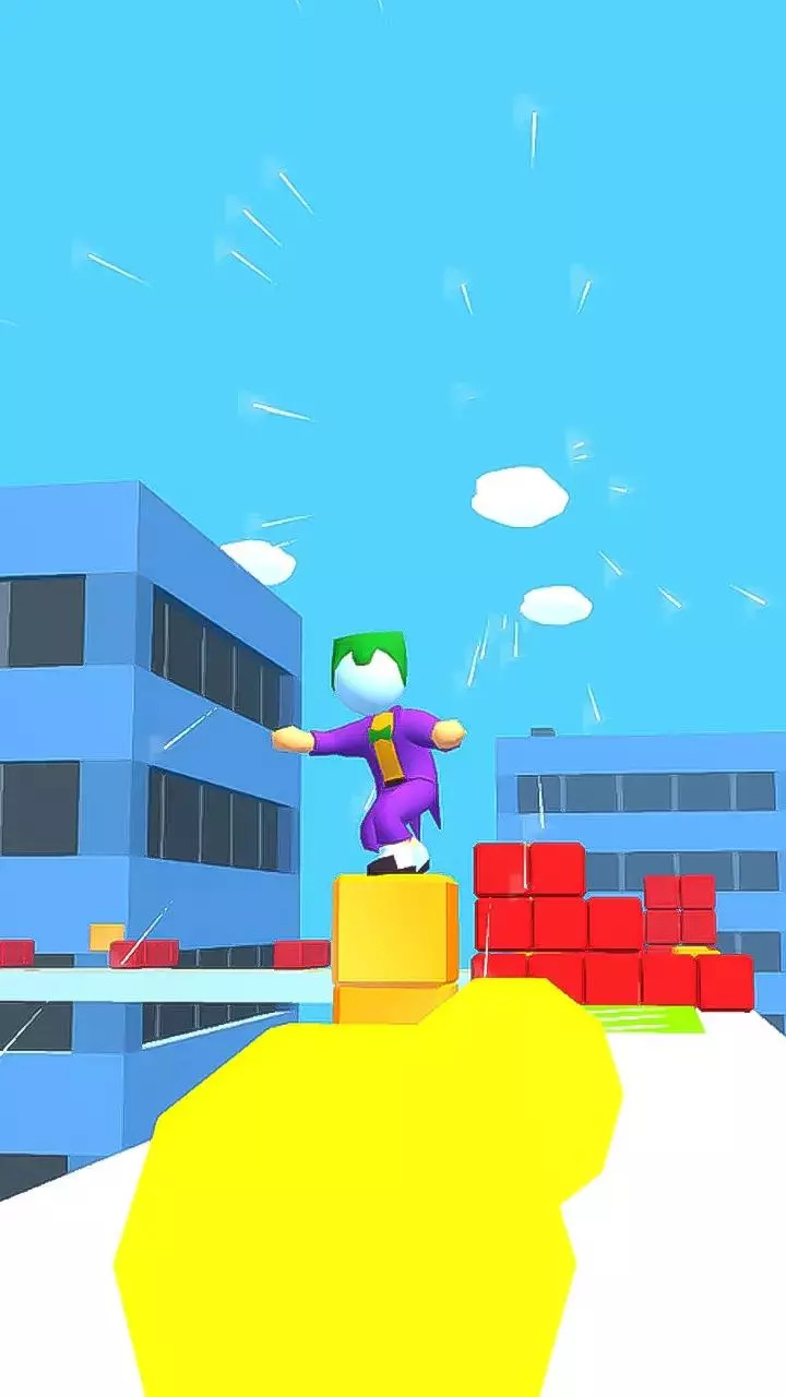 地铁英雄方块跑者游戏官方版 V2截图1