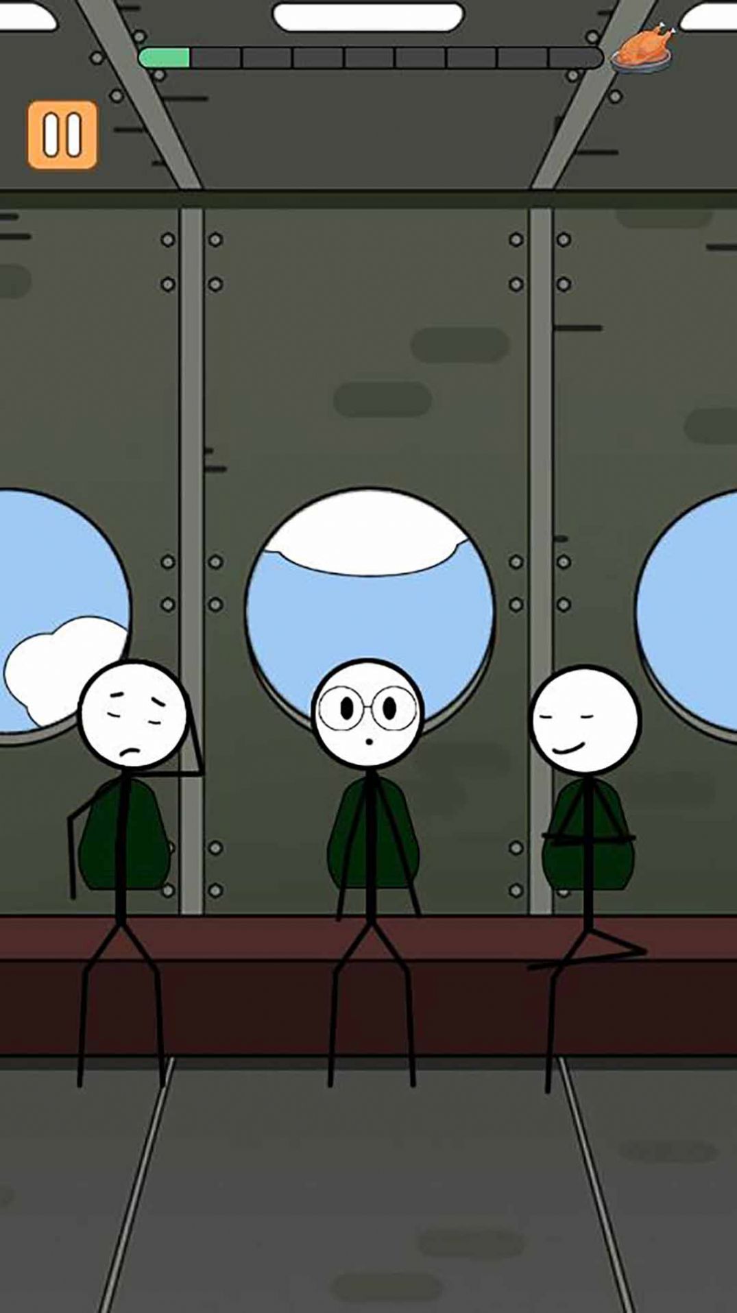 火柴人吃大鸡游戏安卓版 V1.0截图2