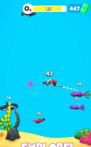 潜水钓鱼游戏官方版(Scuba Fishing) V0.1.0截图1