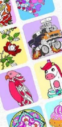 快乐的颜色着色游戏官方版 V1.01截图1