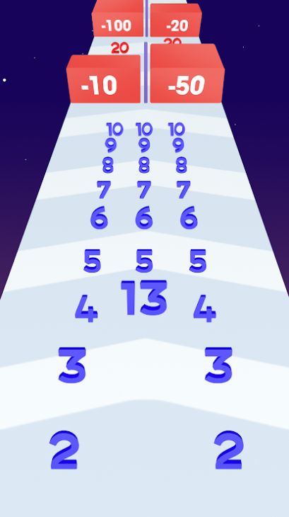 数字加减跑游戏最新版 V1.4截图1