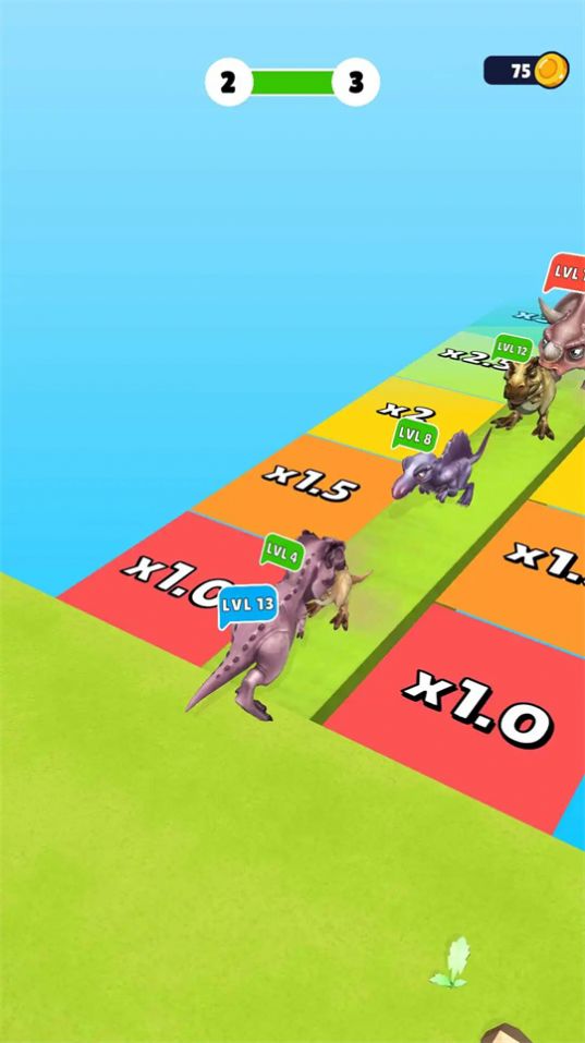 恐龙战争合并奔跑游戏官方版 V0.1截图2