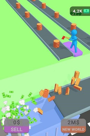 放置木材切割机游戏官方版 V0.2截图1