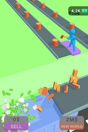 放置木材切割机游戏官方版 V0.2截图2