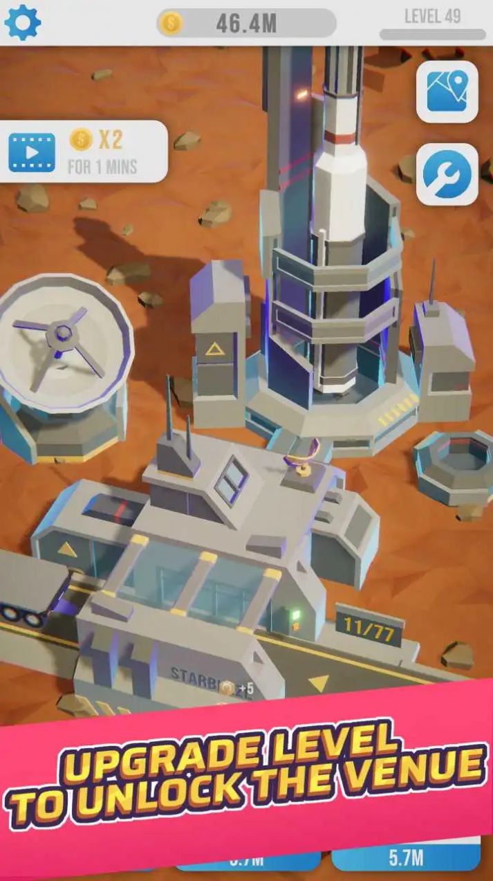 空闲火箭发射游戏官方版 V1.0截图1