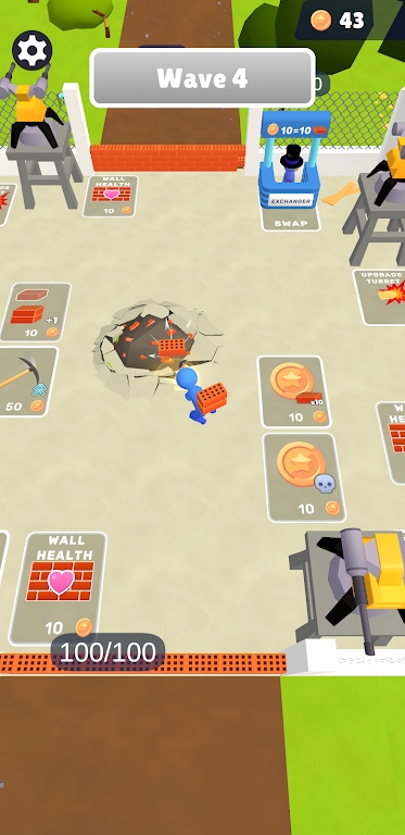 僵尸突袭3D墙壁防御游戏官方版 V0.2截图2