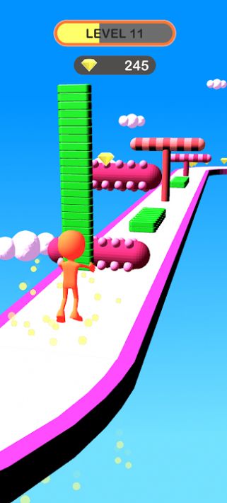 楼梯堆栈跑游戏中文版 V1.0截图1
