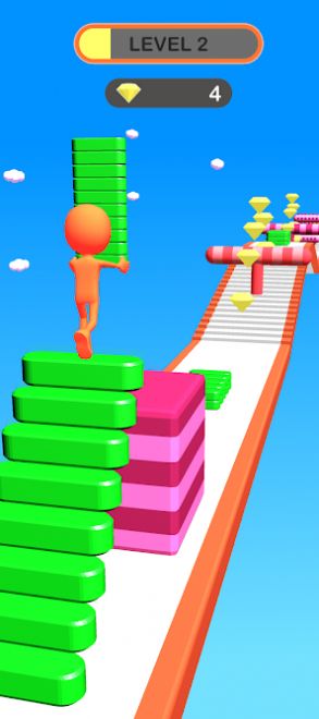 楼梯堆栈跑游戏中文版 V1.0截图2