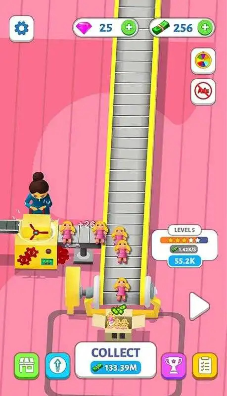 闲置娃娃工厂游戏下载安装 V0.4截图1
