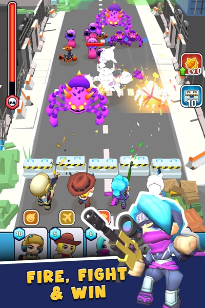 英雄战争闲置防御游戏官方版 V1.0截图1