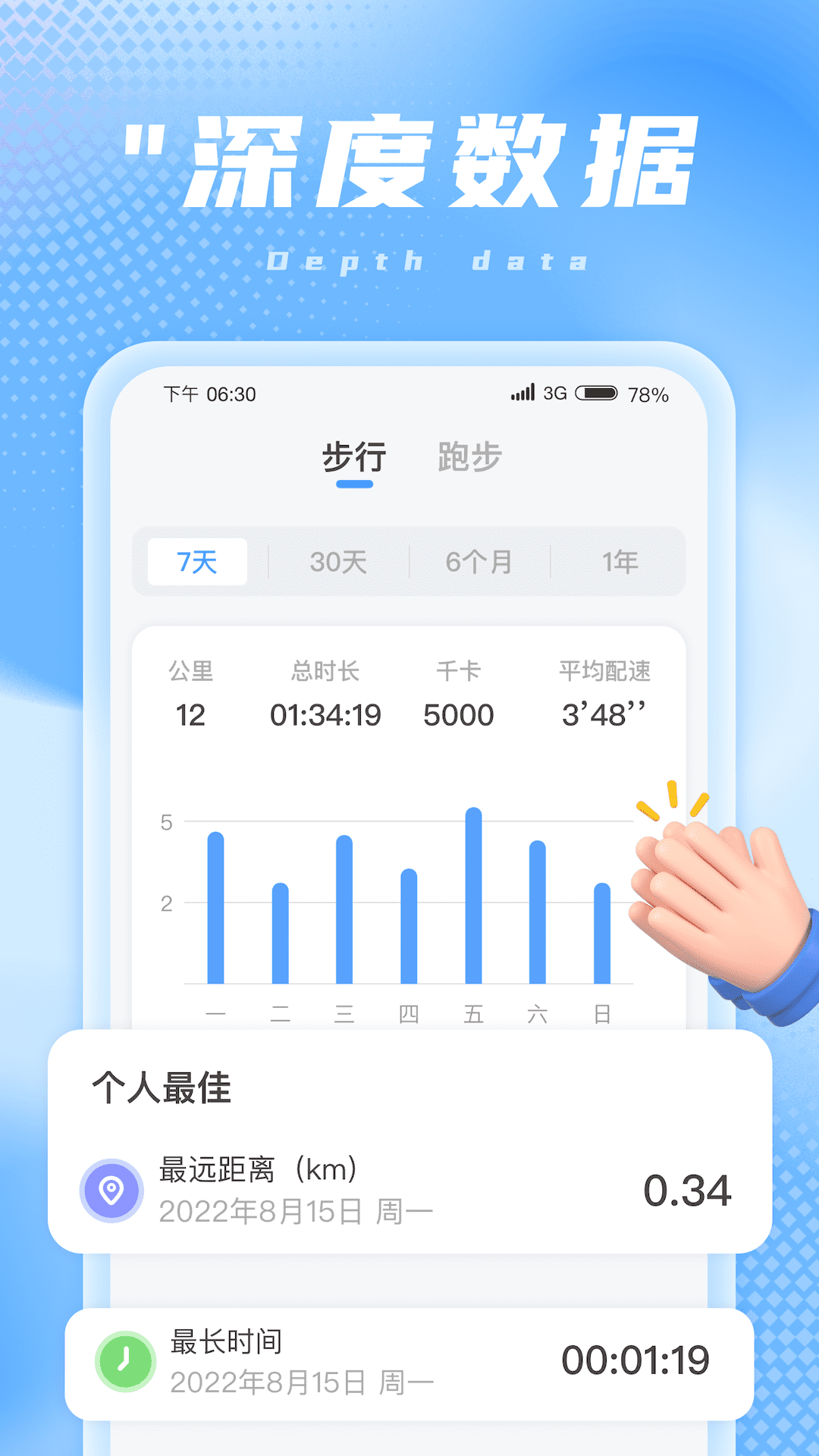 兔兔计步 V1.0.4 安卓版截图2
