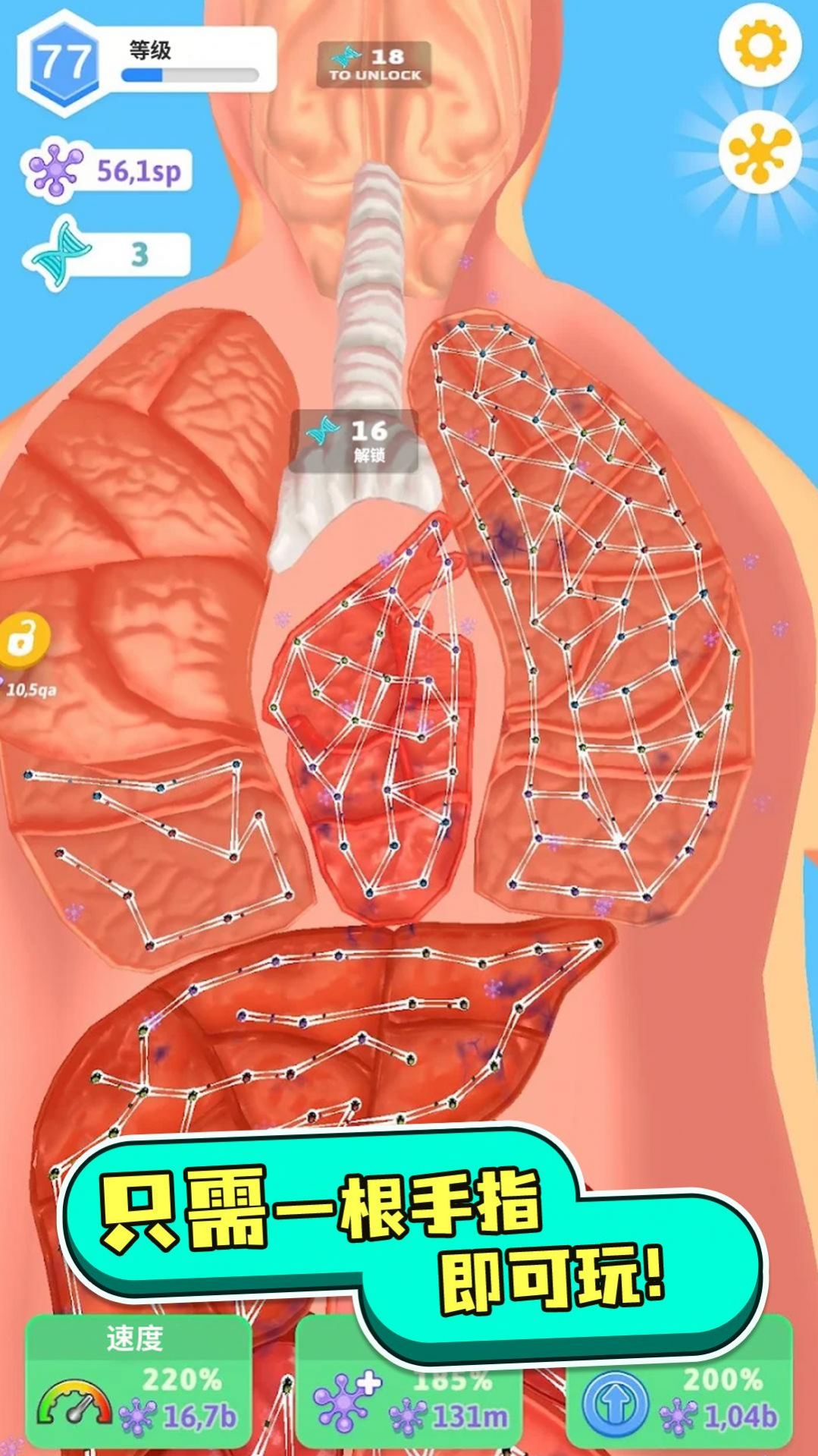 人体测试人体细胞连接游戏安卓版 V1.0.0截图1
