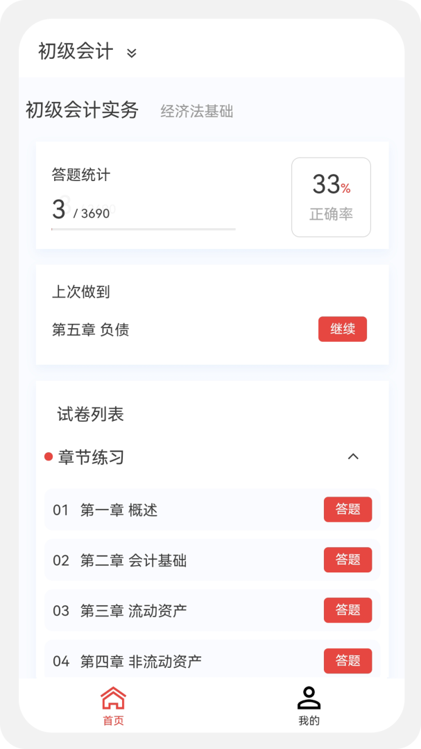 初级会计新题库 V1.4.0截图2