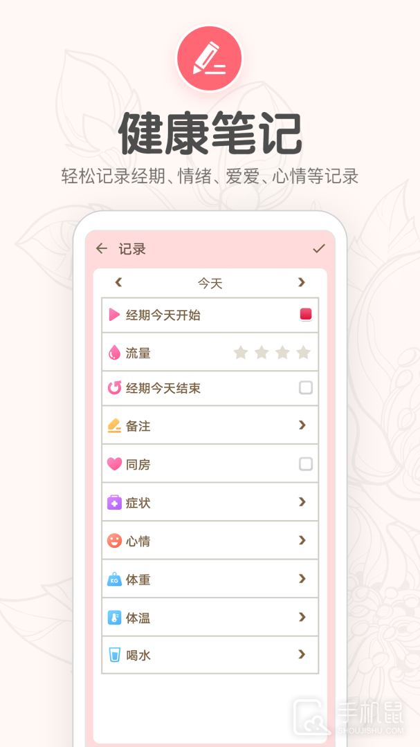 月经期提醒日历 V5.8截图2