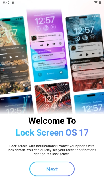 iLock安卓仿iOS17安卓版 V3.6截图1
