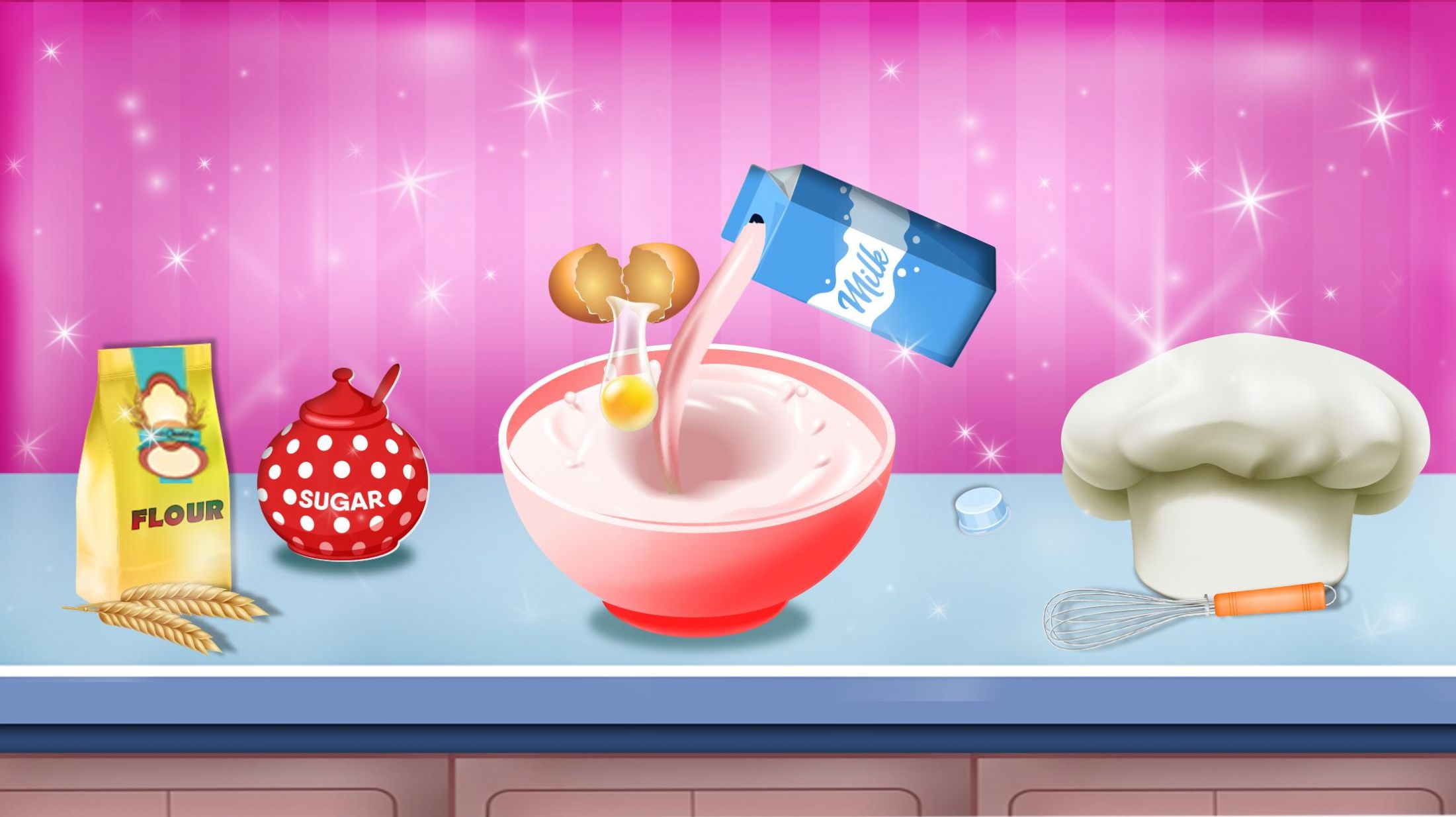 女孩蛋糕烘焙游戏安卓版(Cake Baking Games for Girls) V1.0.1截图1