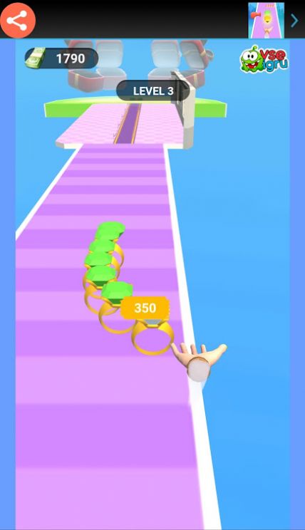 珠宝堆叠跑游戏安卓版下载(gemrun) V1.1截图2