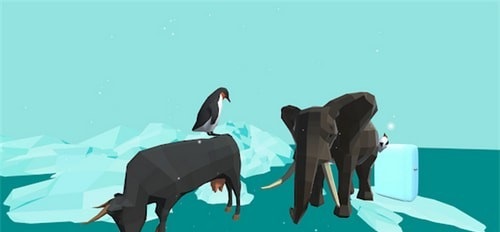 企鹅蹦跳游戏安卓手机版(PenguinHopping) V1.1截图2