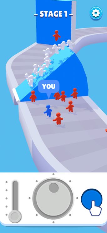 旋钮比赛游戏中文版(Crowd Race) V1.0截图1