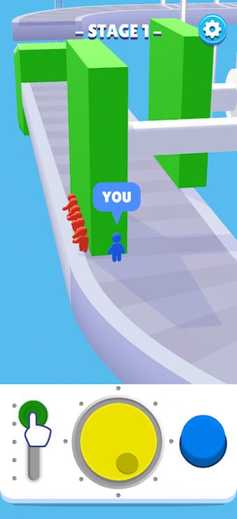 旋钮比赛游戏中文版(Crowd Race) V1.0截图2