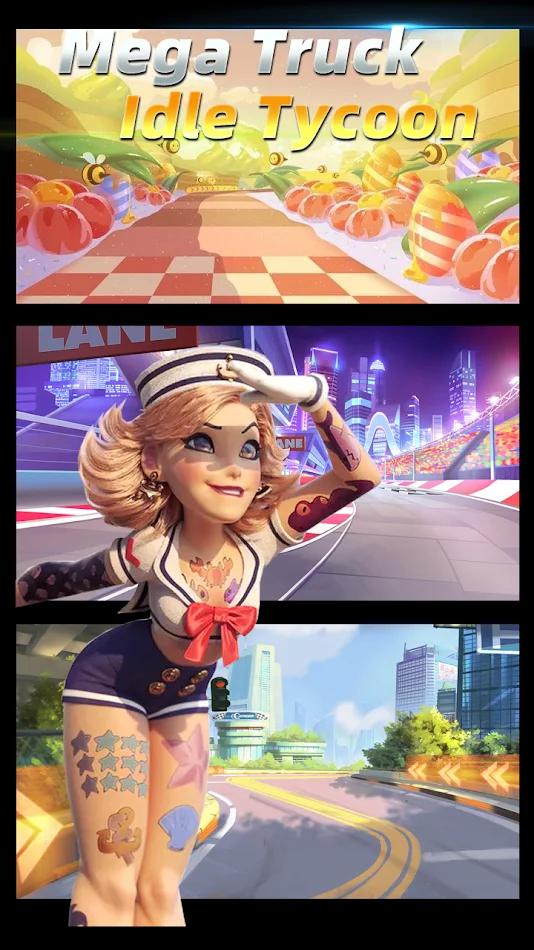 巨型卡车闲置大亨游戏中文版(Mega Truck Idle Tycoon) V1.1截图1