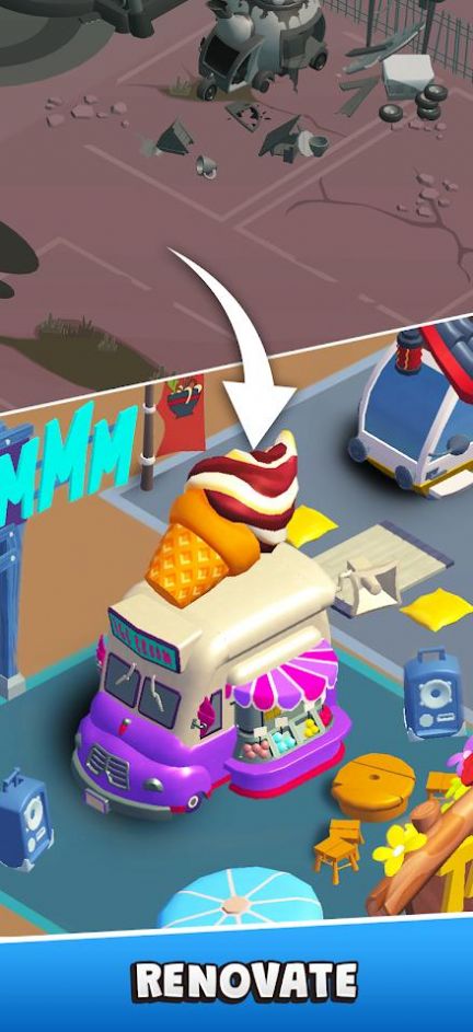 食品卡车梦想合并游戏最新版(Food Truck Dream Merge Ser Ve) V1.0.0截图1