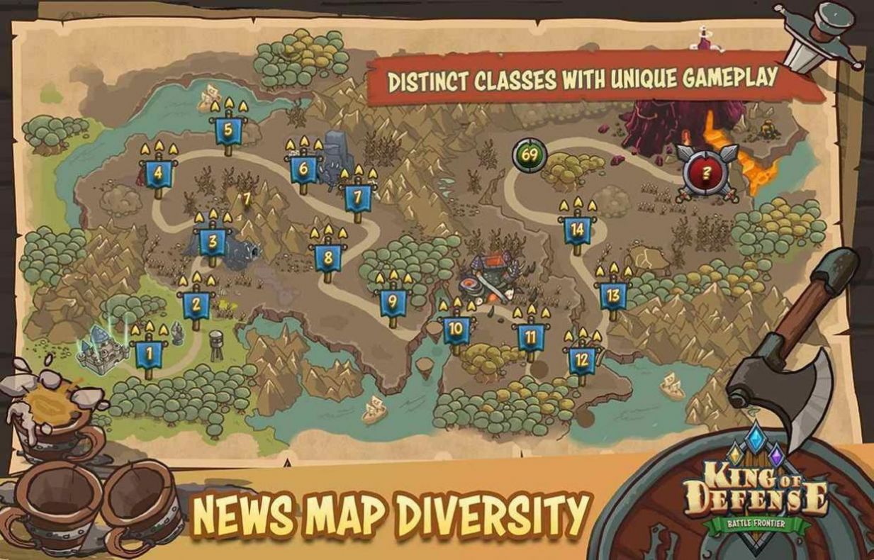 王国防御帝国战争游戏官方版(King of Defense Battle Frontier) V1.5.45截图2