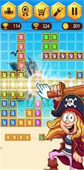 10x10海盗游戏中文手机版(10x10 Pirates) V2截图1