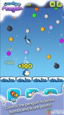 抖音躲避企鹅小游戏最新版 V1.1截图1