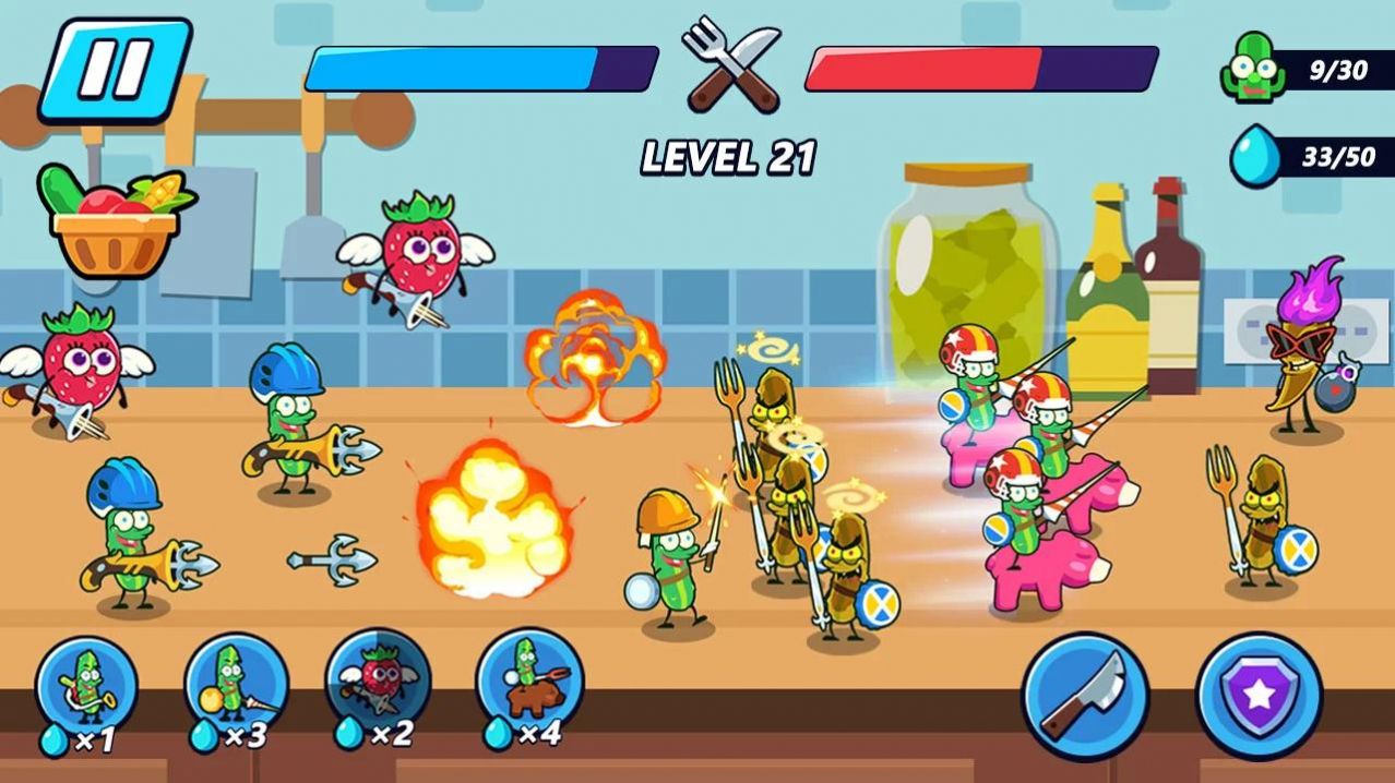 蔬菜决斗游戏最新安卓版 V1.0.0截图2