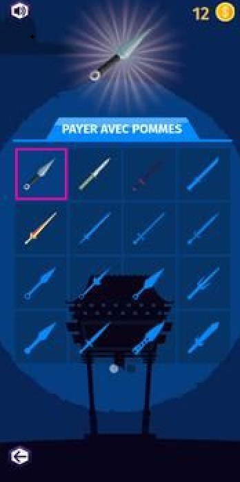 飞刀攻击忍者版下载安装手机版(Knife Hit Ninja Edition) V1.1.0截图2