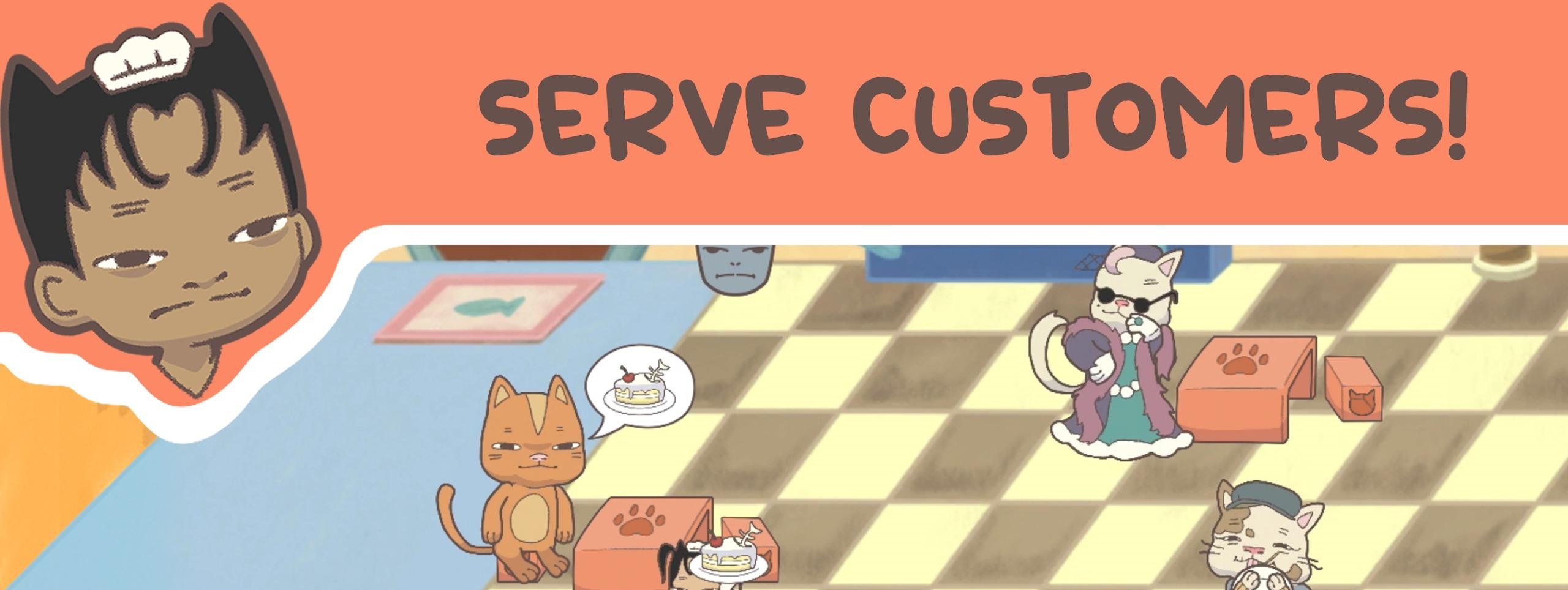 猫王咖啡店游戏安卓版下载(Cafe Cat) V1.0.5截图2